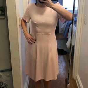 Beautiful pink pleated work dress NWT